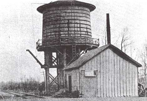 GTW Haslett Station and water tower